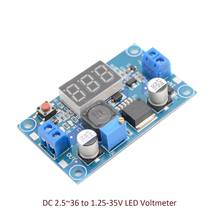 1Pce DC 2,5 ~ 36 a 1,25-35 V LED voltímetro Buck reductor módulo conversor de potencia LM2596 2024 - compra barato
