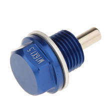 2pcs M16x1.5 Anodized  Engine Oil Pan Drain Plug For   (Blue)