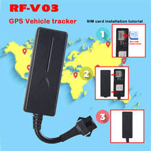 Super Mini Vehicle Car GPS Tracker RF-V03 GPS Motorcycle Locator Work Voltage 12-72V Rastreador Veicular Cut-off Power RemotelyS 2024 - buy cheap