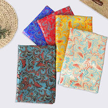 Chinese imitation silk style brocade pattern jacquard pattern fabrics design fashion cheongsam kimono diy damask sewing material 2024 - buy cheap