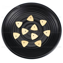 10-500 Pcs Brass Finding for Making Earrings Freedom Triangle Geometric Metal Charm Pendant Component Bulk Wholesale Supplies 2024 - buy cheap