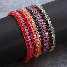 Luxury Vintage Bracelet Crystal Rhinestone Bracelet For Women Adjustable Bangle Shellhard CZ Femme Tennis Bracelets Jewelry Gift 2024 - buy cheap