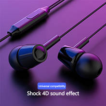 NEWEST 1.2M Wired Earphones 3.5 In Ear Deep Bass Stereo Earbuds Sport Headset W/Mic For Xiaomi Samsung Huawei Phones Headphones 2024 - buy cheap
