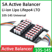10S 12S 13S 14S 5A Active эквалайзер балансировки литий ионный Lifepo4 LTO литиевый аккумулятор BMS передачи энергии балансировочная доска защиты 2024 - купить недорого