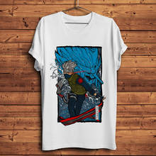 Hatake camiseta de manga curta do kakashi, camiseta masculina e casual, engraçada, anime, masculina, para moda de rua 2024 - compre barato