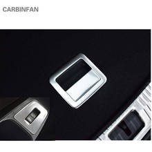 For VW Volkswagen Tiguan L 2016 2017 Car stainless steel Trunk Rear Clapboard handle Sticker cover trim Boot pad switch   C335 2024 - buy cheap