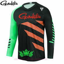 2021 Gamakatsu Jersey Shirt Cycling Fishing Clothing Breathable Sunscreen Shirt Quick Drying UPF 50+ Long Sleeve Fishing Shirts 2024 - buy cheap