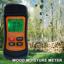 Two Pins Timber Damp Moisture Meter Detector 3 Modes LCD Digital Display Paper Wall Wood Humidity Tester Hygrometer 2024 - buy cheap