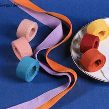 Kewgarden-cintas de algodón a rayas de 38, 25, 10mm, 1 ", 1,5", cinta hecha a mano, accesorios de costura, cinta de embalaje, 10 yardas 2024 - compra barato