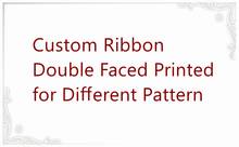 50/100 yards custom ribbon double printed for the different patterm Grosgrain ribbon 2024 - buy cheap
