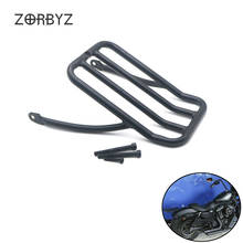 ZORBYZ Motorcycle Black Chopped Fender Luggage Shelf Frame Rack For Harley Sportster XL883N 2009-2018 XL1200N 2007-2018 2024 - buy cheap