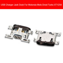 Porta jack de carga usb, plugue para motorola droid moto turbo xt1254 maxx chargring conector de doca de soquete, peças de substituição para reparo 2024 - compre barato