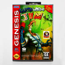 Earthworm Jim 16bit MD Game Card For Sega Mega Drive/ Genesis with Retail Box 2024 - buy cheap