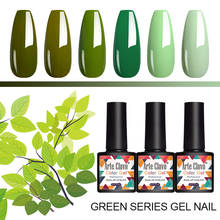 Arte Clavo 8ml green series nail gel polish Hybrid Vernis Semi Permanent UV Soak Off nail art Manicure Gel Varnishes Lak Primer 2024 - buy cheap