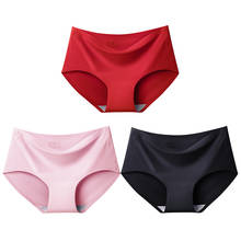 New 3Pcs/lot women Sexy Panty Set Underwear Intimates Fashion women Low-Rise Briefs G String Women's Sexy Ice Silk Underwear 2024 - buy cheap