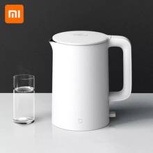 Xiaomi mijia-hervidor de agua eléctrico de acero inoxidable, tetera de ebullición rápida y caliente, Control inteligente de temperatura, antisobrecalentamiento, 1A 2024 - compra barato