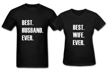 Camiseta del mejor marido de la historia, camisa de la mejor esposa de la historia, camiseta de recién nacido, camiseta de luna de miel, regalo de aniversario, top K306 2024 - compra barato