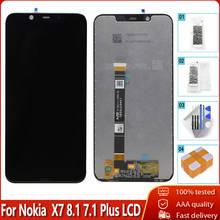 6,18 "дисплей для Nokia X7 8,1 TA-1131 TA-1119 TA-1121 TA-1128 lcd сенсорный экран дигитайзер сборка Замена Бесплатные инструменты 2024 - купить недорого