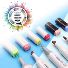 FINECOLOUR Art Markers Brush Pen EF100/EF101/EF102 240/160/480 Colors Drawing Alcohol Based Markers Dual Head Anime Art Supplies 2024 - buy cheap