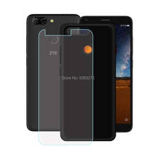 Funda de vidrio templado ZTE Blade V9 Vita, carcasa de teléfono de silicona suave con vidrio templado completo para ZTE Blade V9 2024 - compra barato