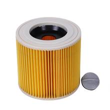 TOP quality replacement air dust filters bags for Karcher Vacuum Cleaners parts Cartridge HEPA Filter WD2250 WD3.200 MV2 MV3 WD3 2024 - buy cheap