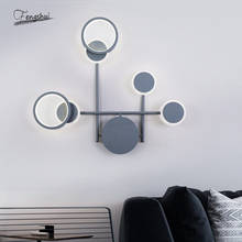 Lámpara LED de pared para sala de estar, apliques de mesita de noche, postmoderna, creativa, nórdica, para restaurante, balcón, Loft, accesorios de decoración 2024 - compra barato