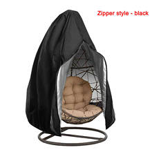 Chair Cover Zipper Hanging Egg Chair Cover Waterproof  UV protect Patio Swing Dustproof outdoor chair cover Protector Patio 2024 - buy cheap