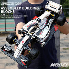 Mould King-bloques de construcción de supercoche de carreras 13117 F1 para niños, juguete educativo Compatible con campeón de Ciudad de alta tecnología, regalo 2024 - compra barato