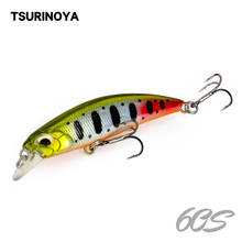 Tsurinoya-novo modelo de iscas de pesca, aparelho peixinho de mergulho, dw67 60mm 6.1g, manivela, mini vairão 2024 - compre barato