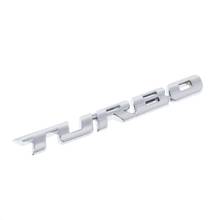 3D Turbo Letter Emblem Badge Metal Chrome Sticker For Car Truck Motor Decal 2024 - buy cheap