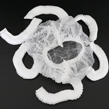 100Pcs Disposable Hair Net Caps Elastic Anti-Dust Hats Head Cover Factory Workwear Food Catering Kitchen Disposable Caps 2024 - buy cheap
