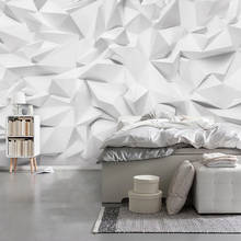Custom Self-Adhesive Wallpaper 3D Stereo Geometric Pattern Photo Wall Mural Living Room TV Bedroom Waterproof Art Wall Stickers 2024 - buy cheap