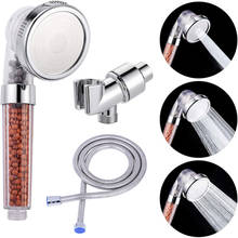 Shower Head Adjustable 3 Mode Shower Head Hand Shower High Pressure Water Bathroom Anion Filter Shower Saving Water Nozzle 2024 - buy cheap