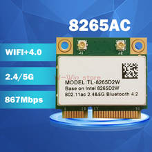 Para intel banda dupla sem fio TL-8265D2W 8265ac metade mini pci-e bt4.2 802.11ac 2.4g & 5g cartão sem fio 2024 - compre barato