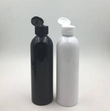 Botella de plástico con tapa para loción de mascotas, frasco negro vacío/blanco de 50x150ML, con tapa, para champú de 150cc 2024 - compra barato