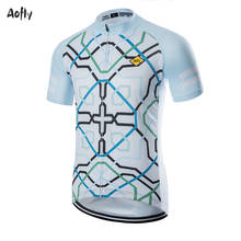 Men's Cycling Jerseys Aofly New Short Sleeve Bike Shirts MTB Bicycle Jeresy Cycling Clothing Wear Ropa Maillot Ciclismo Variety 2024 - buy cheap