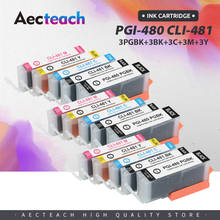 Aecteach new For Canon PGI-480 CLI-481 PGI480 CLI481 Compatible Ink cartridge for Canon PIXMA TS8140 TS8240 TS9140 Printer 2024 - buy cheap