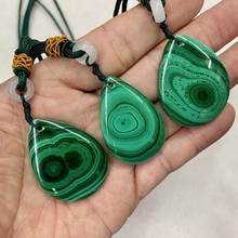 Natural Malachite Necklace Pendant Natural Gemstone Diy Jewelry For Women For Gift Wholesale ! 2024 - buy cheap