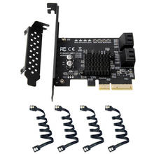 PCI Express Raid Card 4Port SATA 3.0 Add On Card Marvell 88SE9230 Chip PCIE SATA Raid Controller PCI-E to SATA HDD SSD Raid Card 2024 - buy cheap