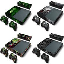PVC Skin Sticker For Xbox One Console + 2 Pcs Controller Skin + Kinect Skin Sticker Set 2024 - buy cheap