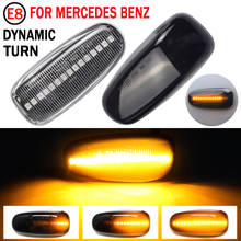 2 pieces For Mercedes-BENZ E-Class W210 C-Class W202 W208 Led Dynamic Side Marker Turn Signal Light Sequential Blinker Light 2024 - buy cheap