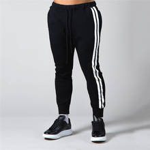 2021 NEW Sports Men Gyms Pants Joggers Fitness Running Long Pants Men Workout Skinny Sweatpants Jogger Fitness Cotton Trousers 2024 - buy cheap