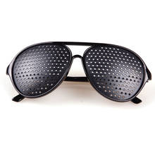 Gafas con agujero para el cuidado de los ojos, mejora la vista, ejercicio, cuidado de la visión, mejorador de gafas correctoras usables 2024 - compra barato