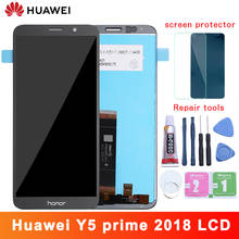 Pantalla LCD con marco para móvil, montaje de digitalizador con pantalla táctil para Huawei Y5 prime 2018, 5,45 pulgadas, 2018 2024 - compra barato