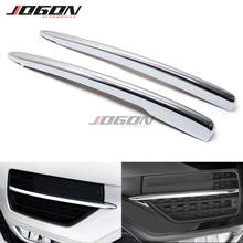 ABS Chrome For Volvo XC90 2016-2019 Car Grill Front Fog Light Lamp Eyelid Eyebrow Molding Cover Trim 2024 - buy cheap