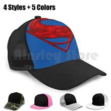 Superhero Baseball Cap Unisex Mesh Casual Print Adjustable Superhero Superheroes Hero Kids Cartoon Cartoons Cartoon Teen Logo 2024 - buy cheap