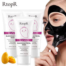 3 pçs manga cravo máscara removedor acne tratamento nariz lama efetivamente limpa o rosto e controles de óleo poros encolher 50g 2024 - compre barato