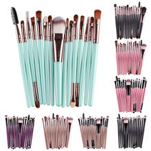 15pcs Makeup Brushes Set Eyebrow Eyeliner Powder Blush Foundation Brush Eyeshadow Makeup Cosmetic Beauty Tools TSLM1 2024 - buy cheap