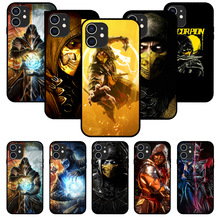 For iPhone  11 12  8 Plus Mini Pro X XR XS Max 4 5 7 6 6S 8 SE Phone Case Black Cover Prime Fashion Hoesjes Mortal Kombat 2024 - buy cheap