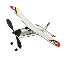 Kit de avión enrollable con banda de goma de 12 ", planeador, juguete educativo temprano para niños 2024 - compra barato
